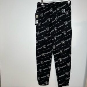 New NFL Team Apparel Las Vegas Nevada Raiders Sweat Pants Size Medium 10-12​​